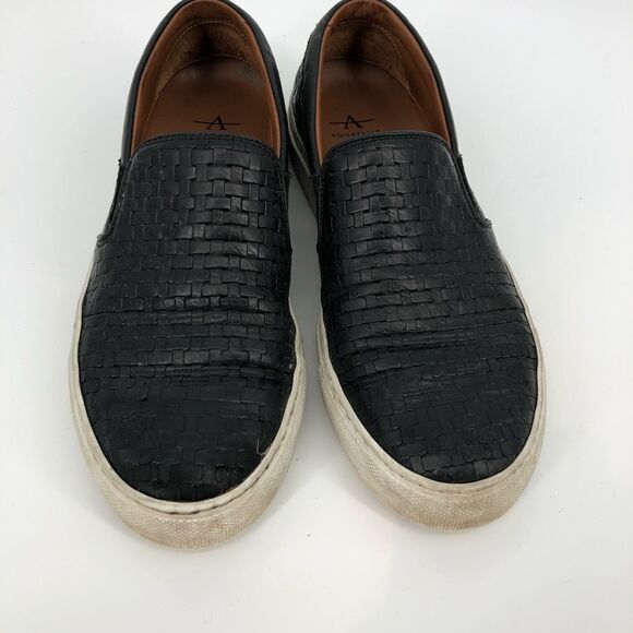 AQUATALIA Ashlynn Woven Leather Slip-On Sneakers‎ - Picture 3 of 9